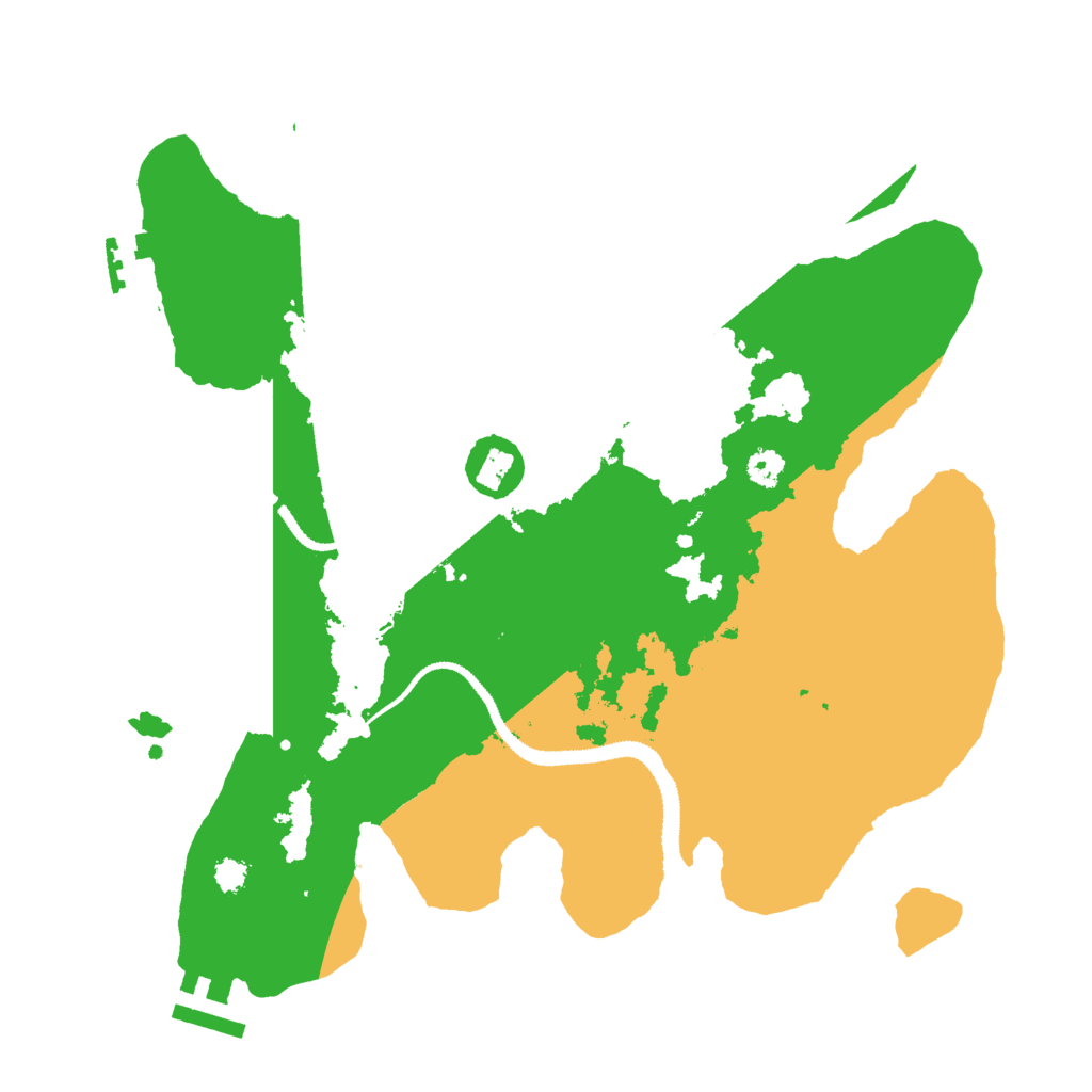 Biome Rust Map: Procedural Map, Size: 3000, Seed: 850017