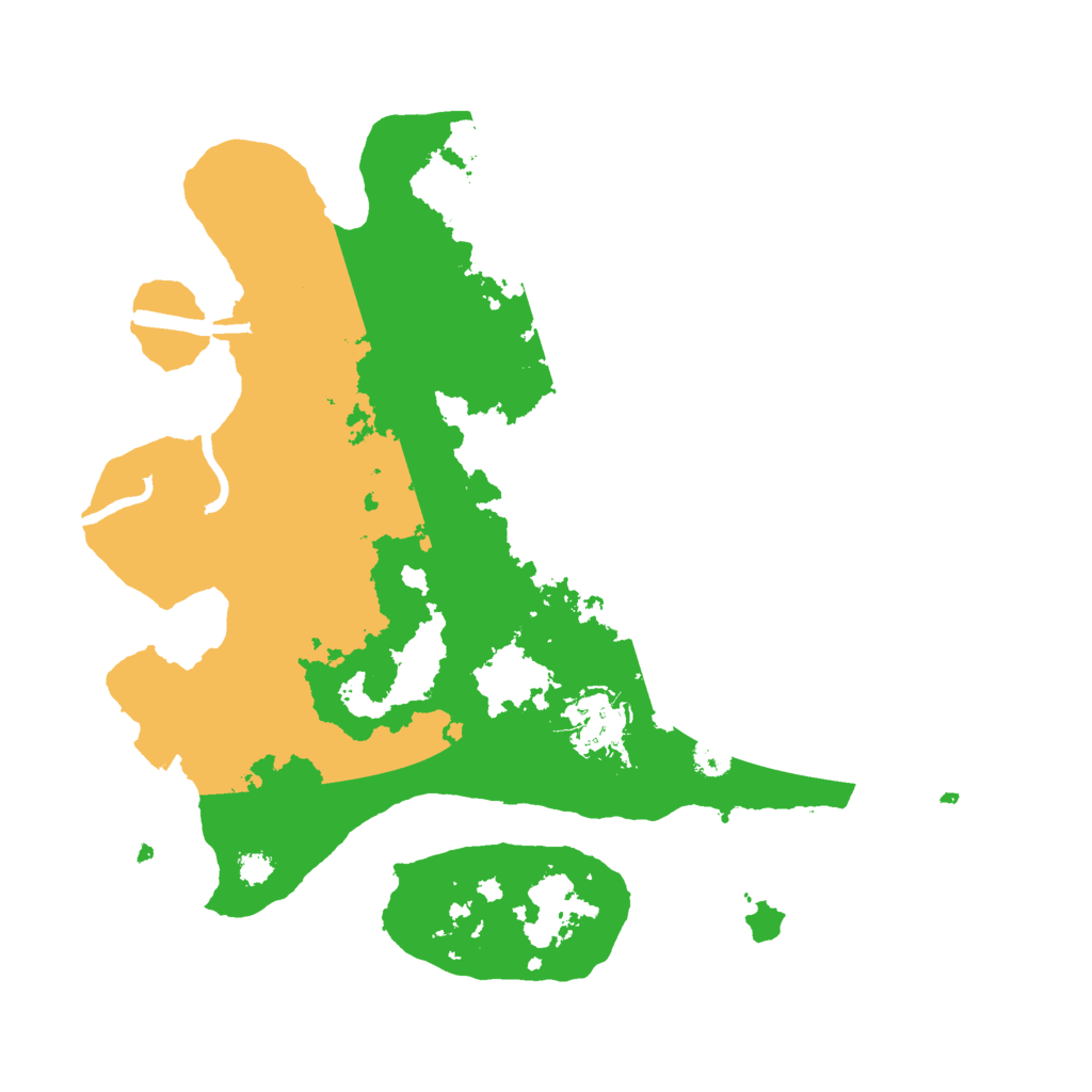 Biome Rust Map: Procedural Map, Size: 3000, Seed: 7305264