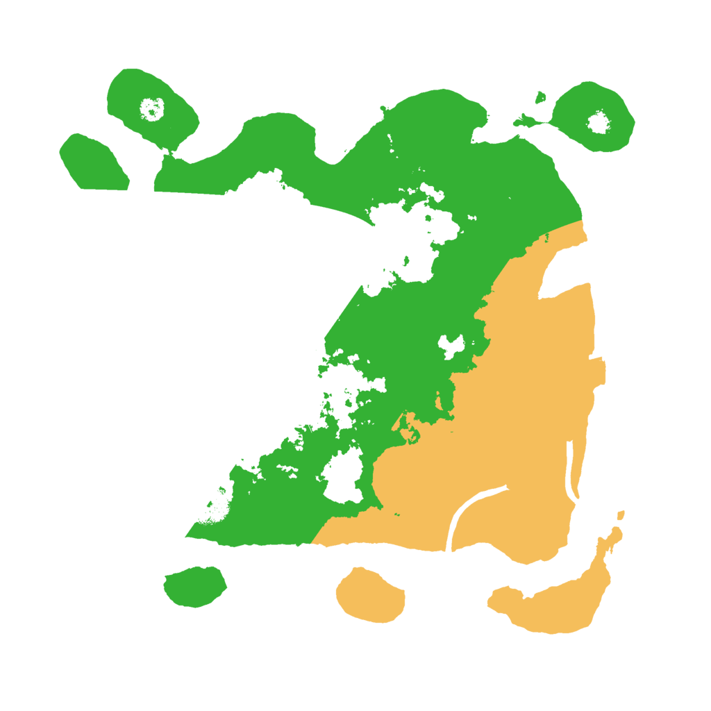 Biome Rust Map: Procedural Map, Size: 3000, Seed: 14376