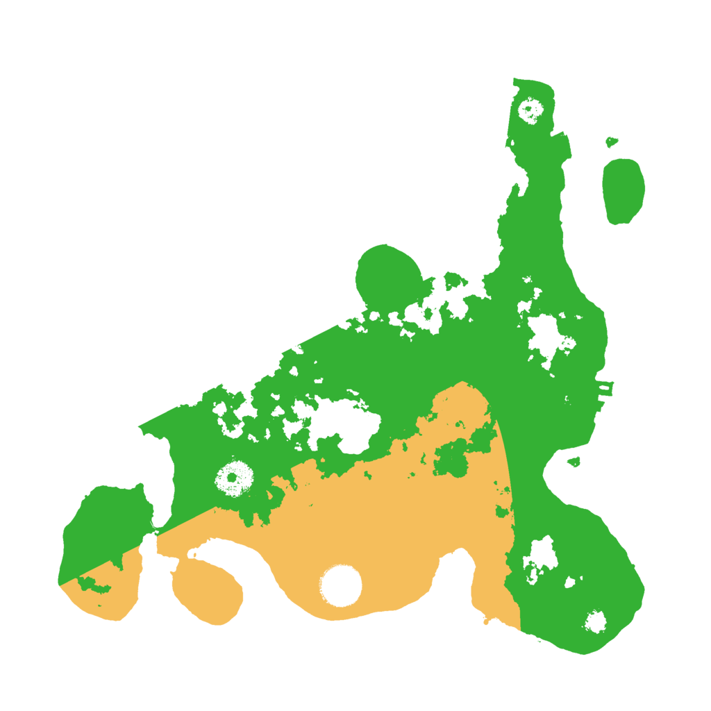 Biome Rust Map: Procedural Map, Size: 3000, Seed: 26996