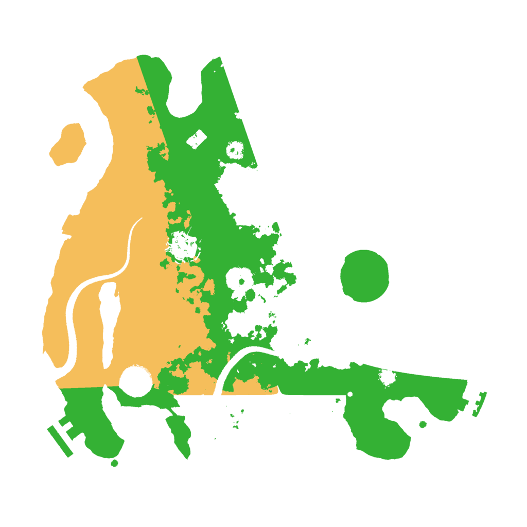 Biome Rust Map: Procedural Map, Size: 3000, Seed: 14455
