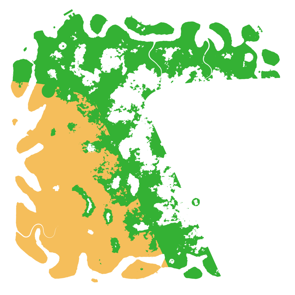 Biome Rust Map: Procedural Map, Size: 6000, Seed: 304128471