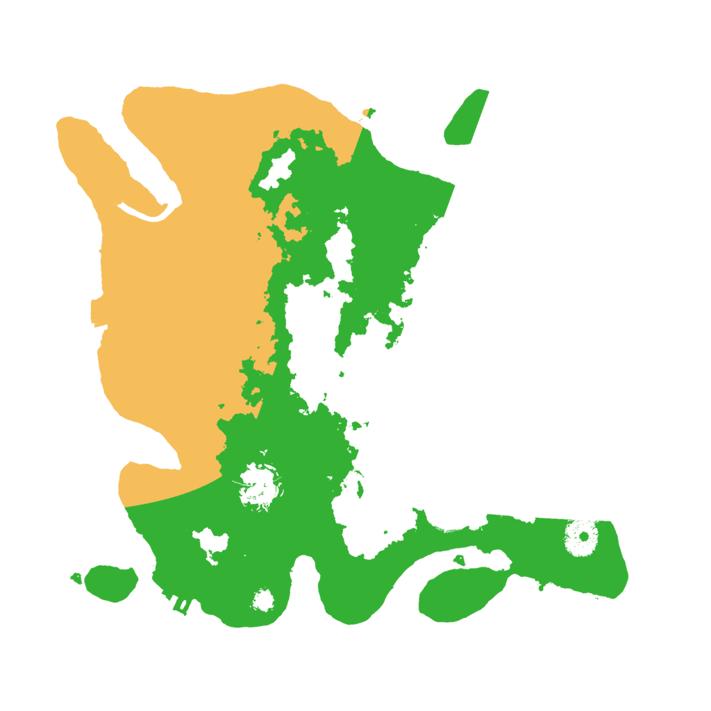 Biome Rust Map: Procedural Map, Size: 3000, Seed: 8554