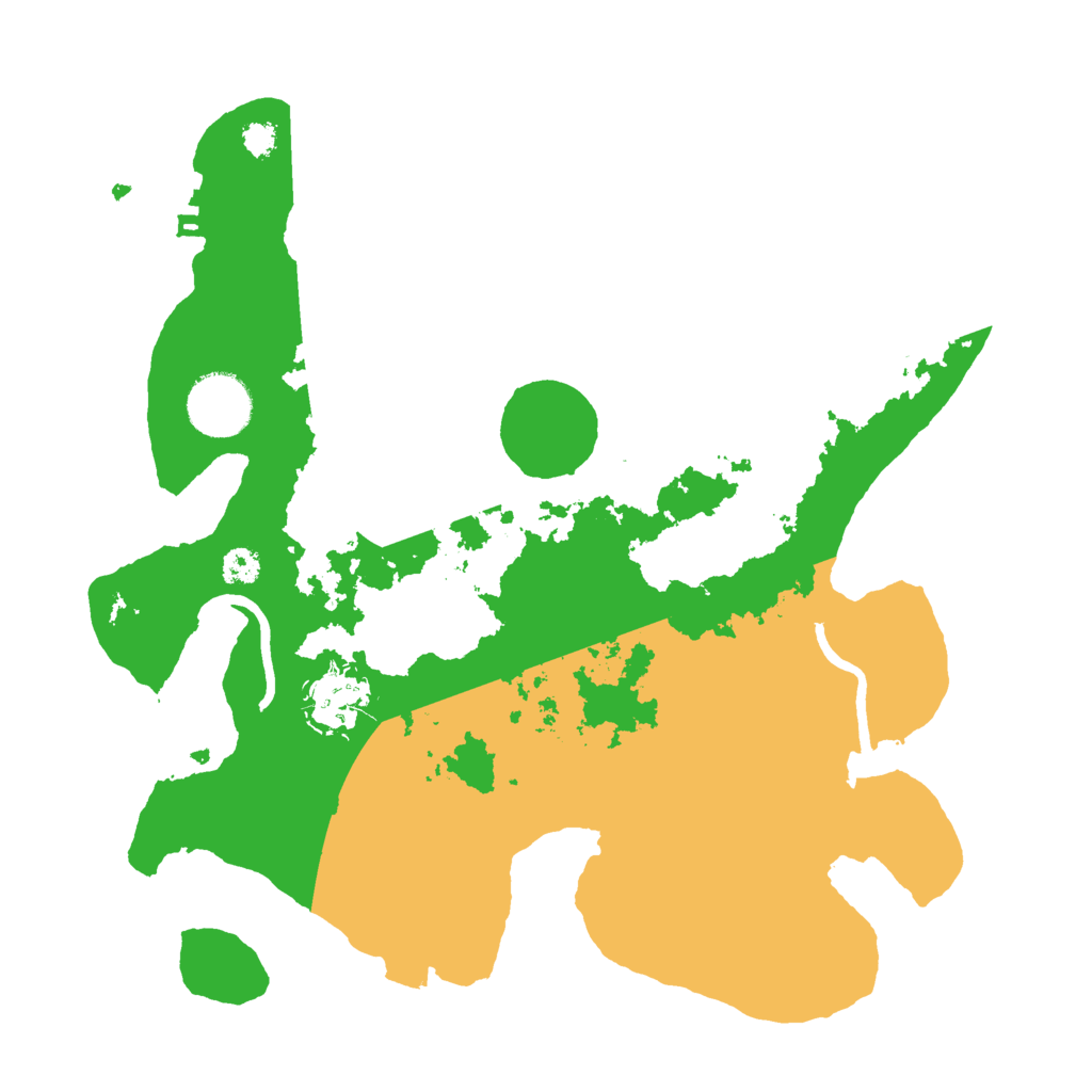 Biome Rust Map: Procedural Map, Size: 3000, Seed: 1136471393