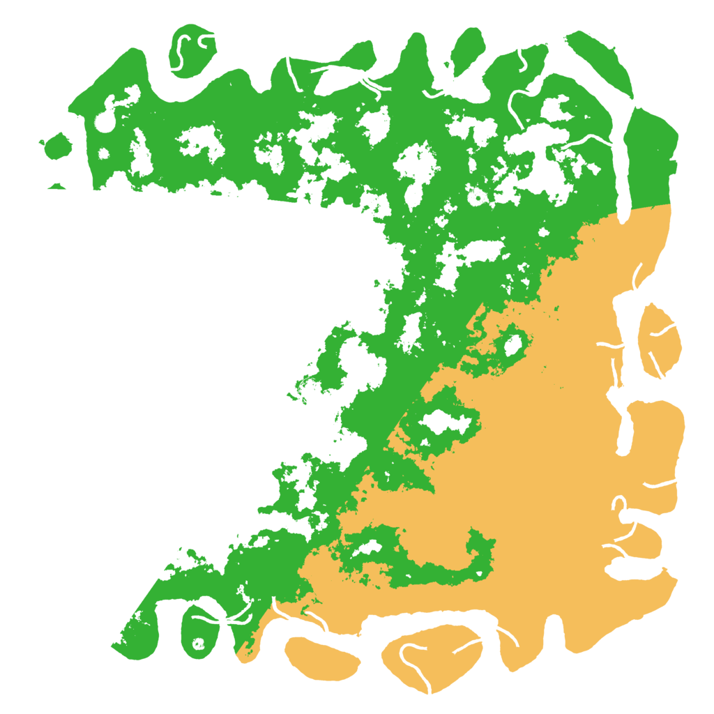 Biome Rust Map: Procedural Map, Size: 6000, Seed: 851912