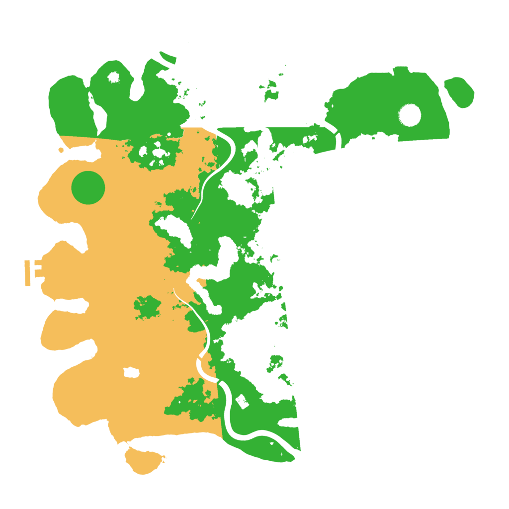 Biome Rust Map: Procedural Map, Size: 4000, Seed: 5642
