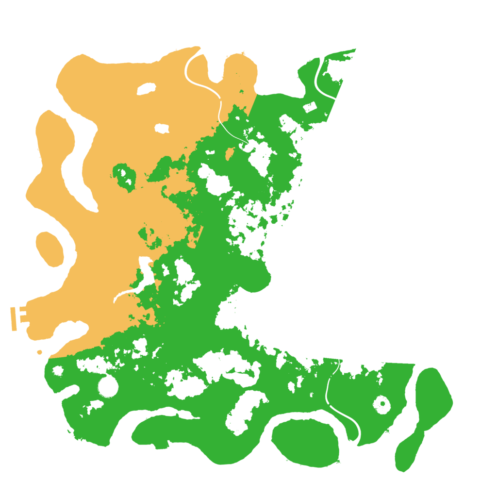 Biome Rust Map: Procedural Map, Size: 4250, Seed: 822193