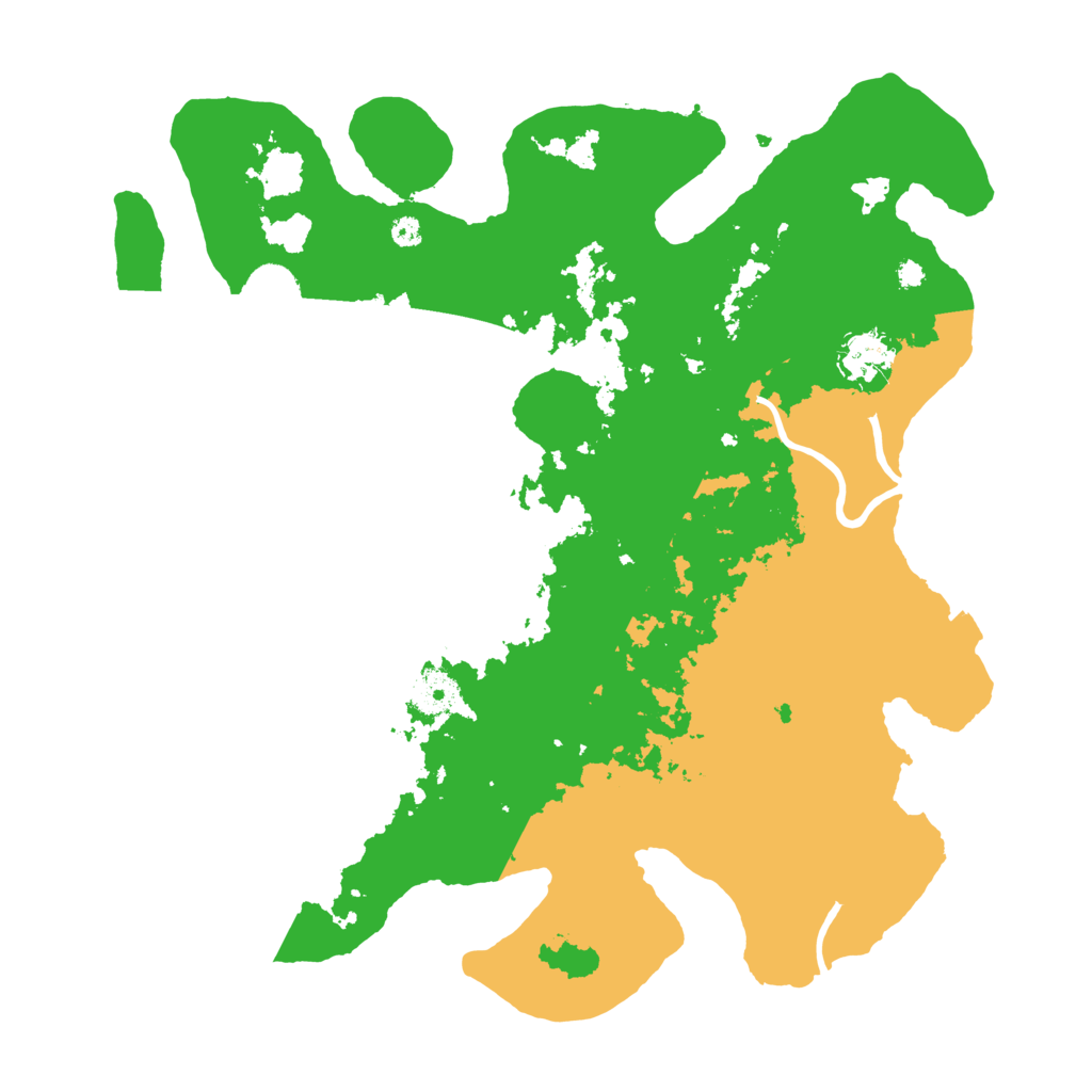 Biome Rust Map: Procedural Map, Size: 3700, Seed: 21569269