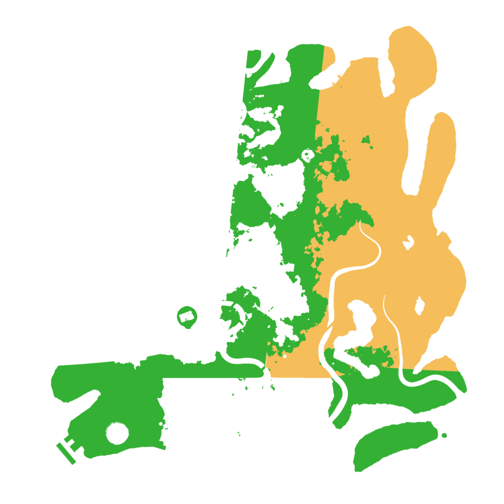 Biome Rust Map: Procedural Map, Size: 4000, Seed: 21674