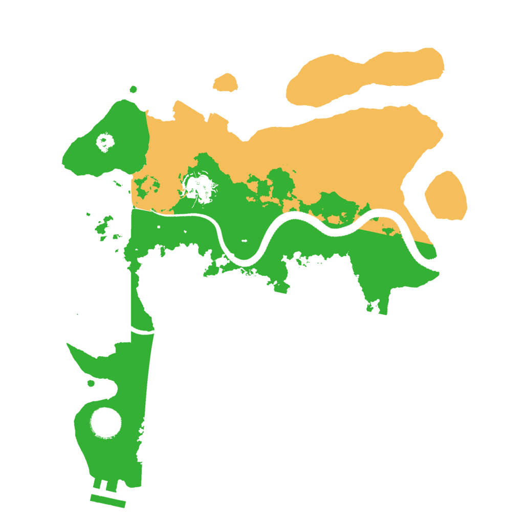 Biome Rust Map: Procedural Map, Size: 3000, Seed: 23922