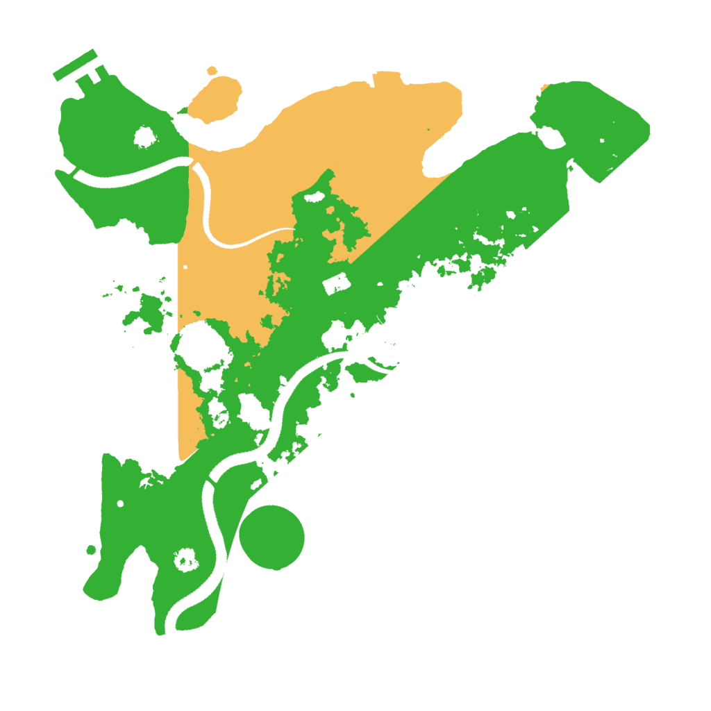 Biome Rust Map: Procedural Map, Size: 3000, Seed: 65473