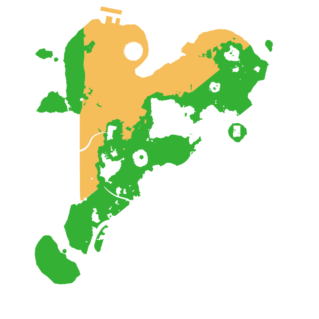 Biome Rust Map: Procedural Map, Size: 3000, Seed: 12971