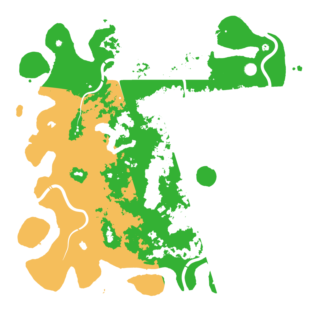 Biome Rust Map: Procedural Map, Size: 4500, Seed: 842300104