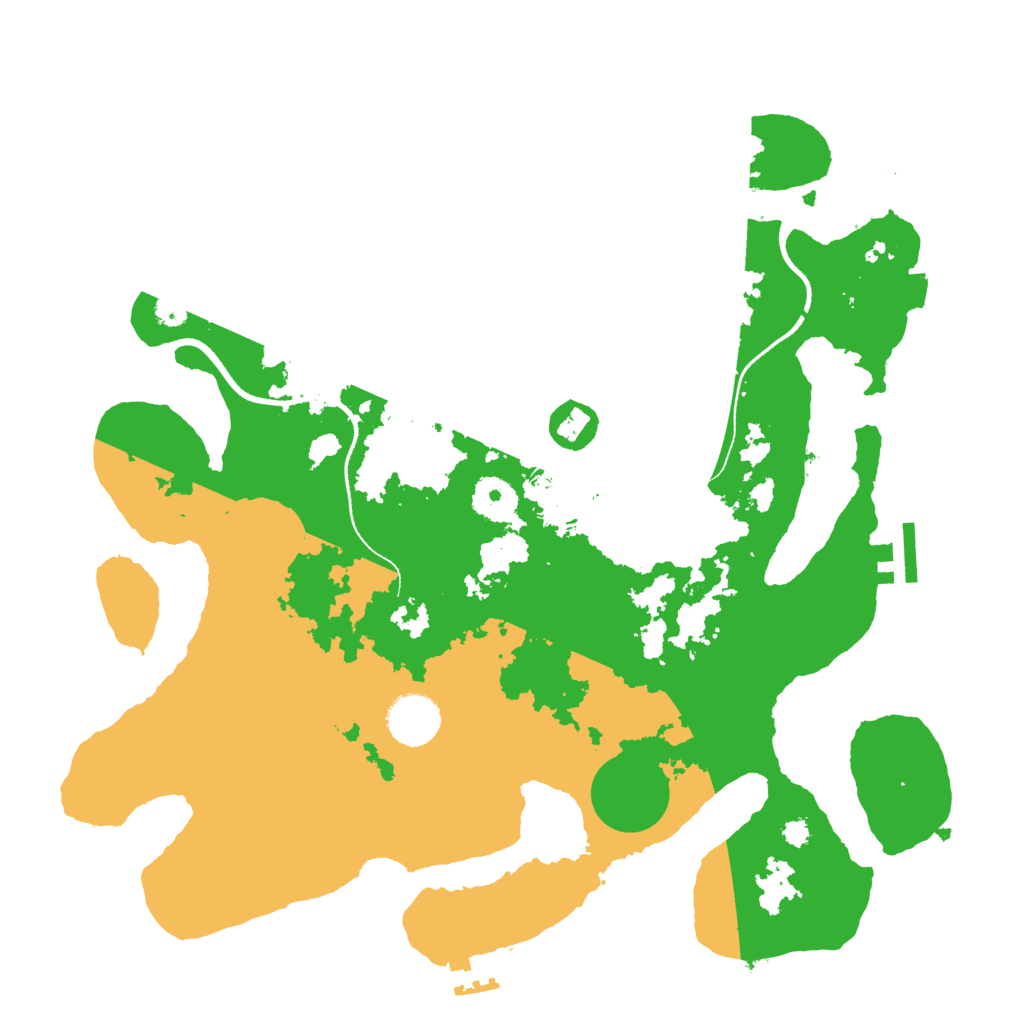 Biome Rust Map: Procedural Map, Size: 3450, Seed: 86870672