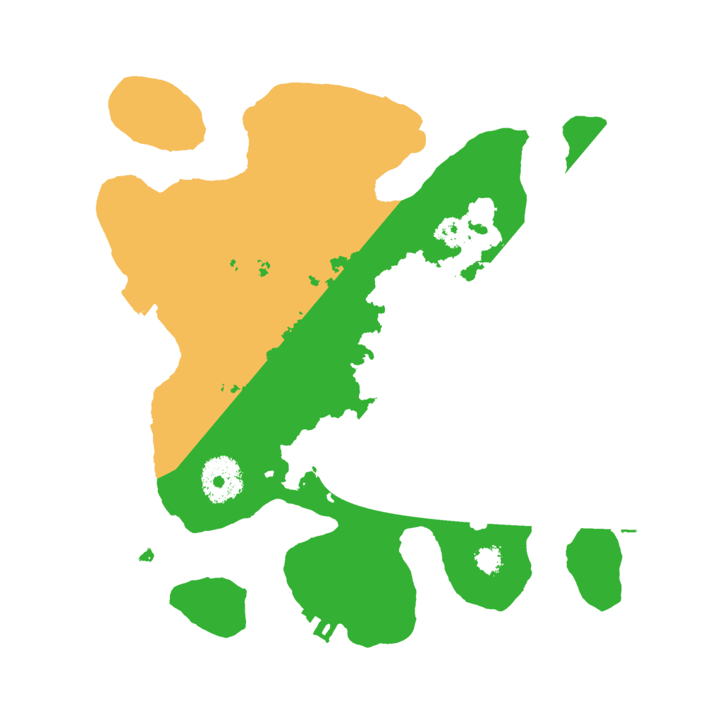 Biome Rust Map: Procedural Map, Size: 2500, Seed: 1742380666