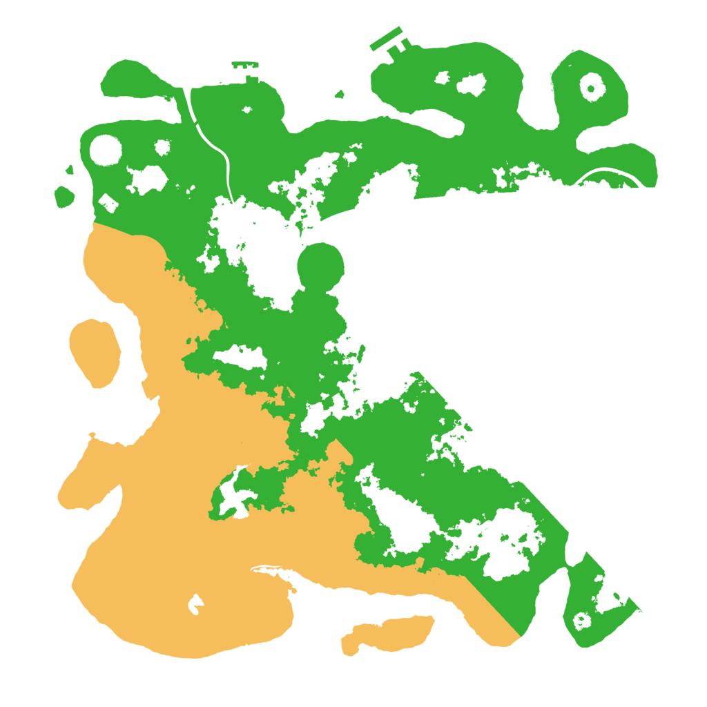 Biome Rust Map: Procedural Map, Size: 4000, Seed: 15358181