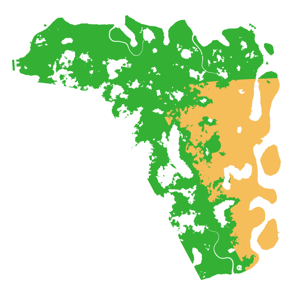 Biome Rust Map: Procedural Map, Size: 5501, Seed: 20021
