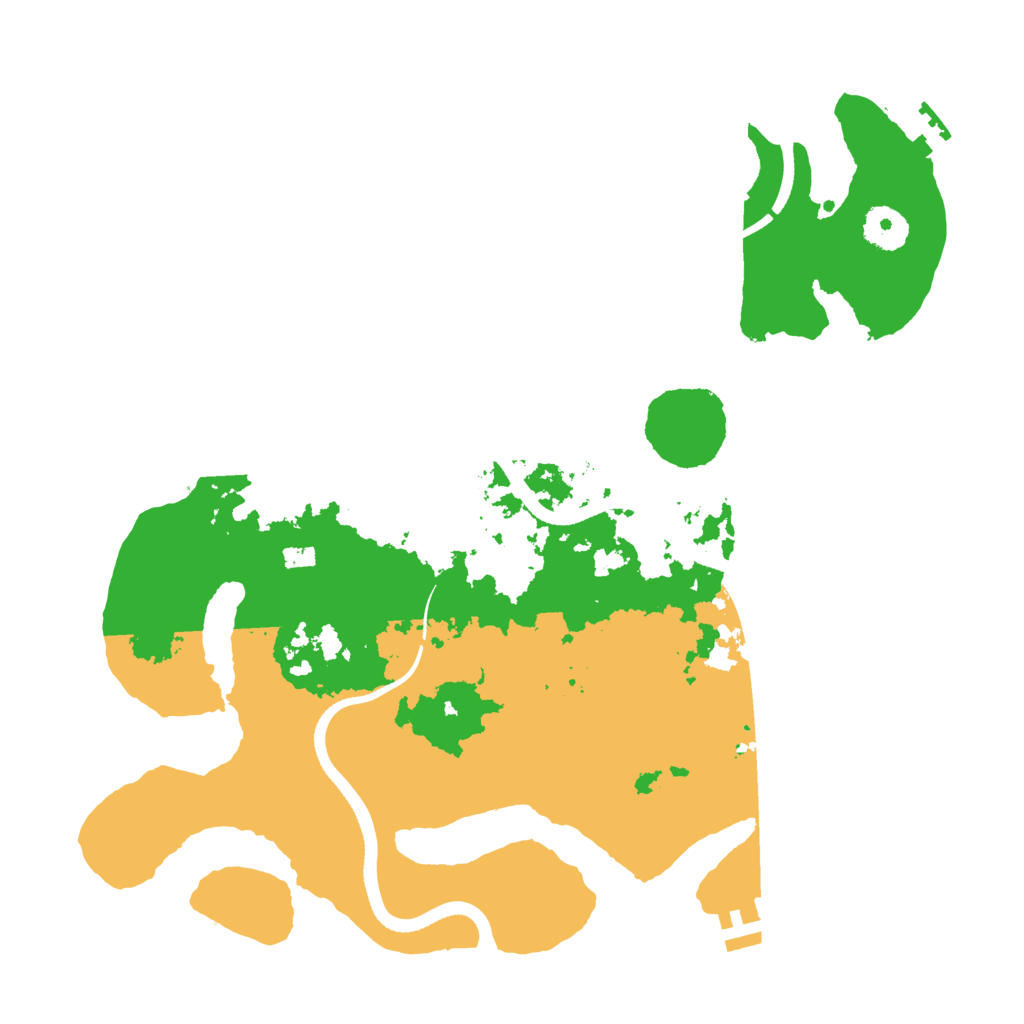 Biome Rust Map: Procedural Map, Size: 3500, Seed: 109268256