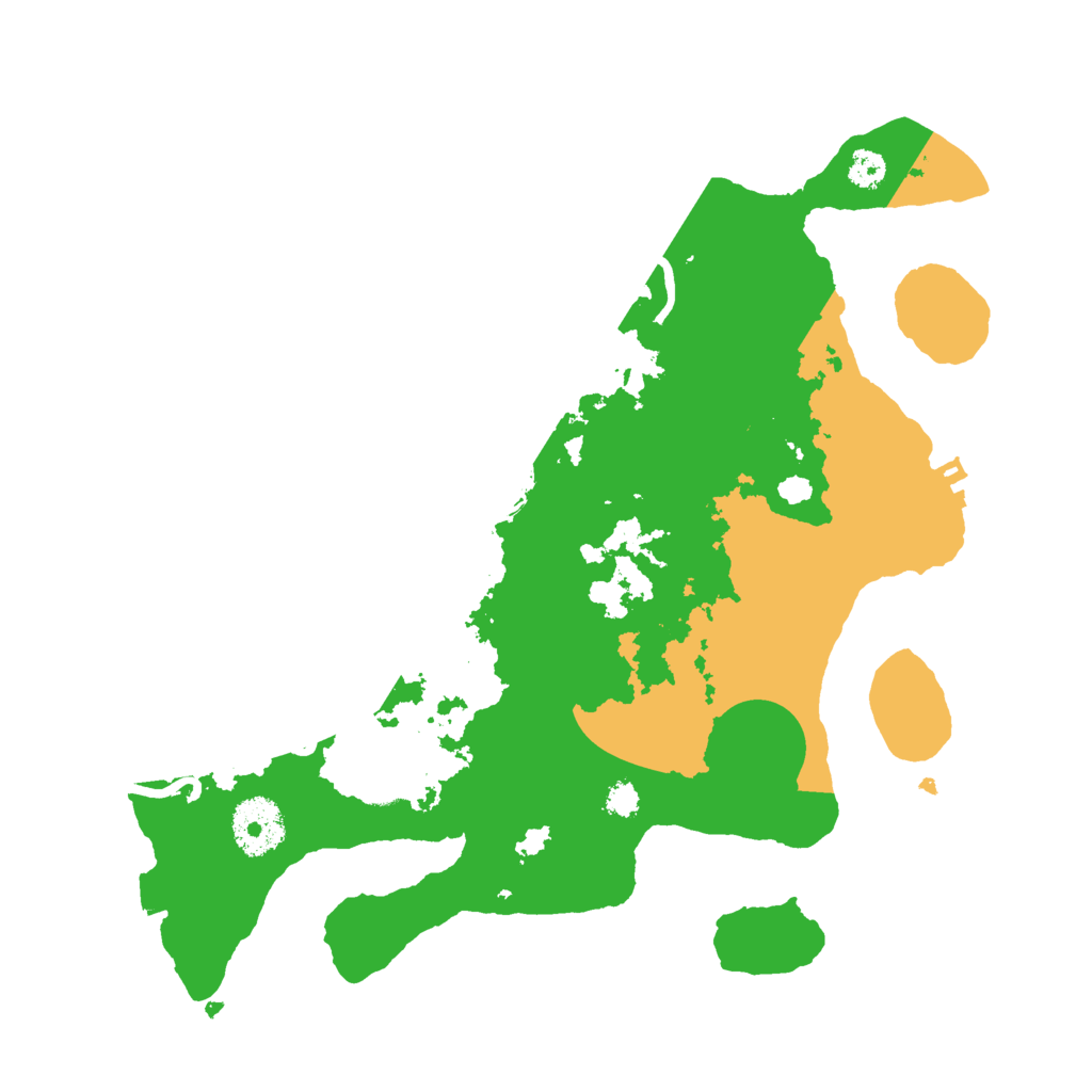Biome Rust Map: Procedural Map, Size: 3000, Seed: 1075