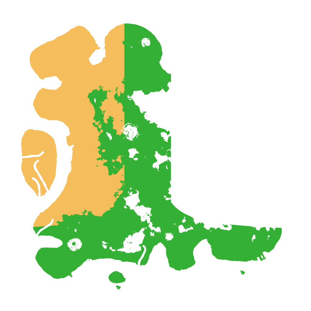 Biome Rust Map: Procedural Map, Size: 3500, Seed: 503006