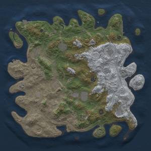 Thumbnail Rust Map: Procedural Map, Size: 4250, Seed: 26344, 19 Monuments