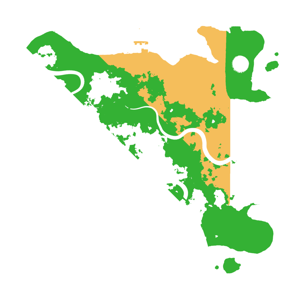 Biome Rust Map: Procedural Map, Size: 3250, Seed: 503005