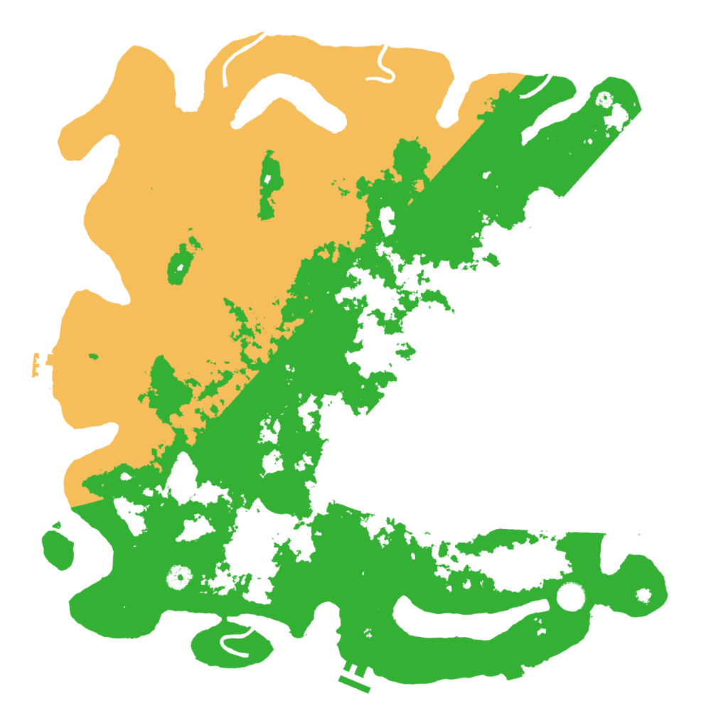 Biome Rust Map: Procedural Map, Size: 4500, Seed: 837158151
