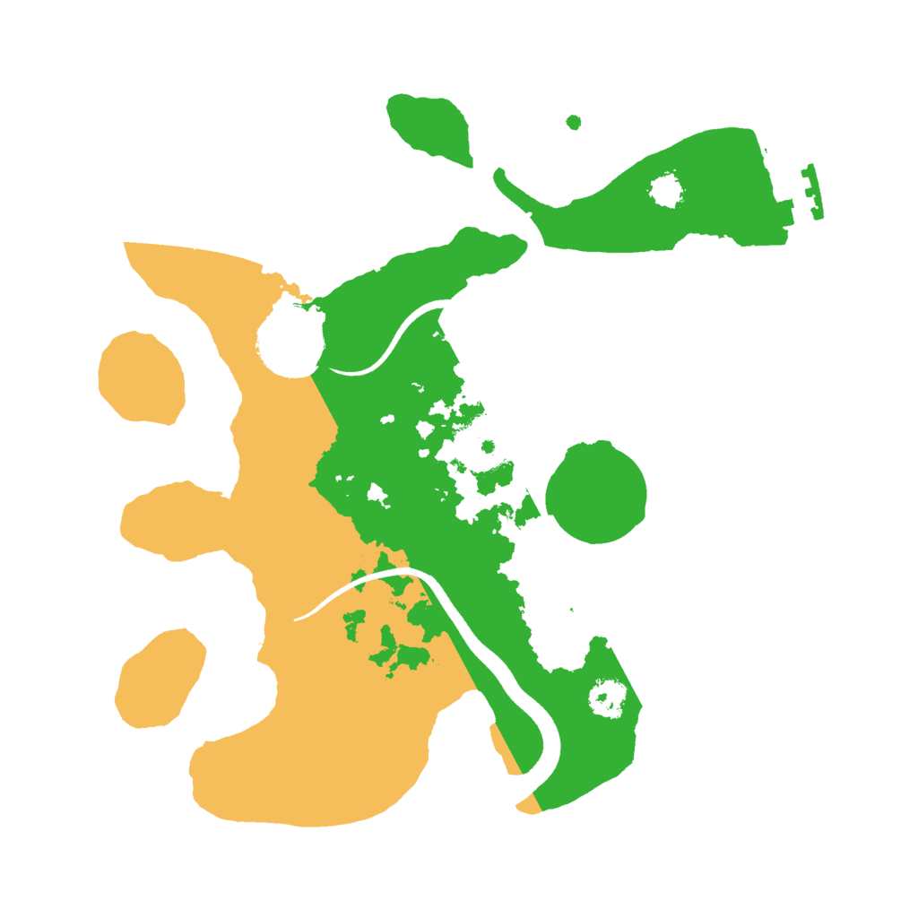 Biome Rust Map: Procedural Map, Size: 2500, Seed: 1684990273