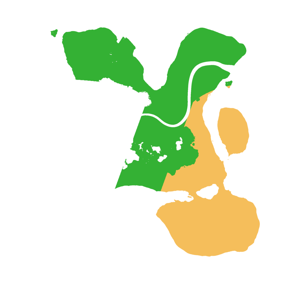 Biome Rust Map: Procedural Map, Size: 2000, Seed: 65879