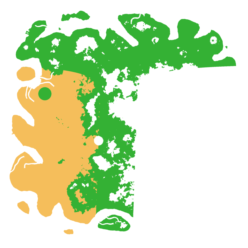 Biome Rust Map: Procedural Map, Size: 5000, Seed: 5800