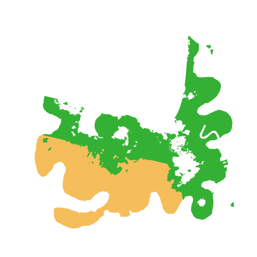 Biome Rust Map: Procedural Map, Size: 3000, Seed: 3542