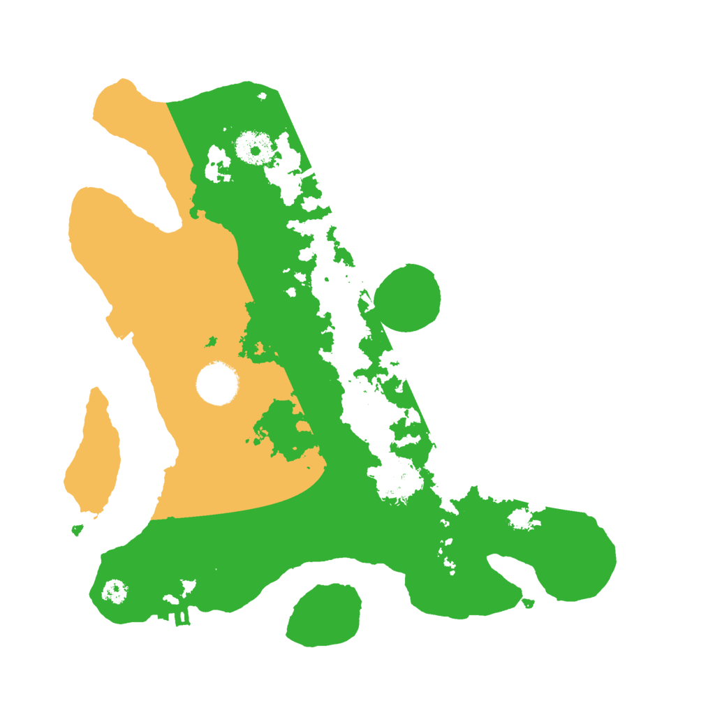 Biome Rust Map: Procedural Map, Size: 3000, Seed: 22643