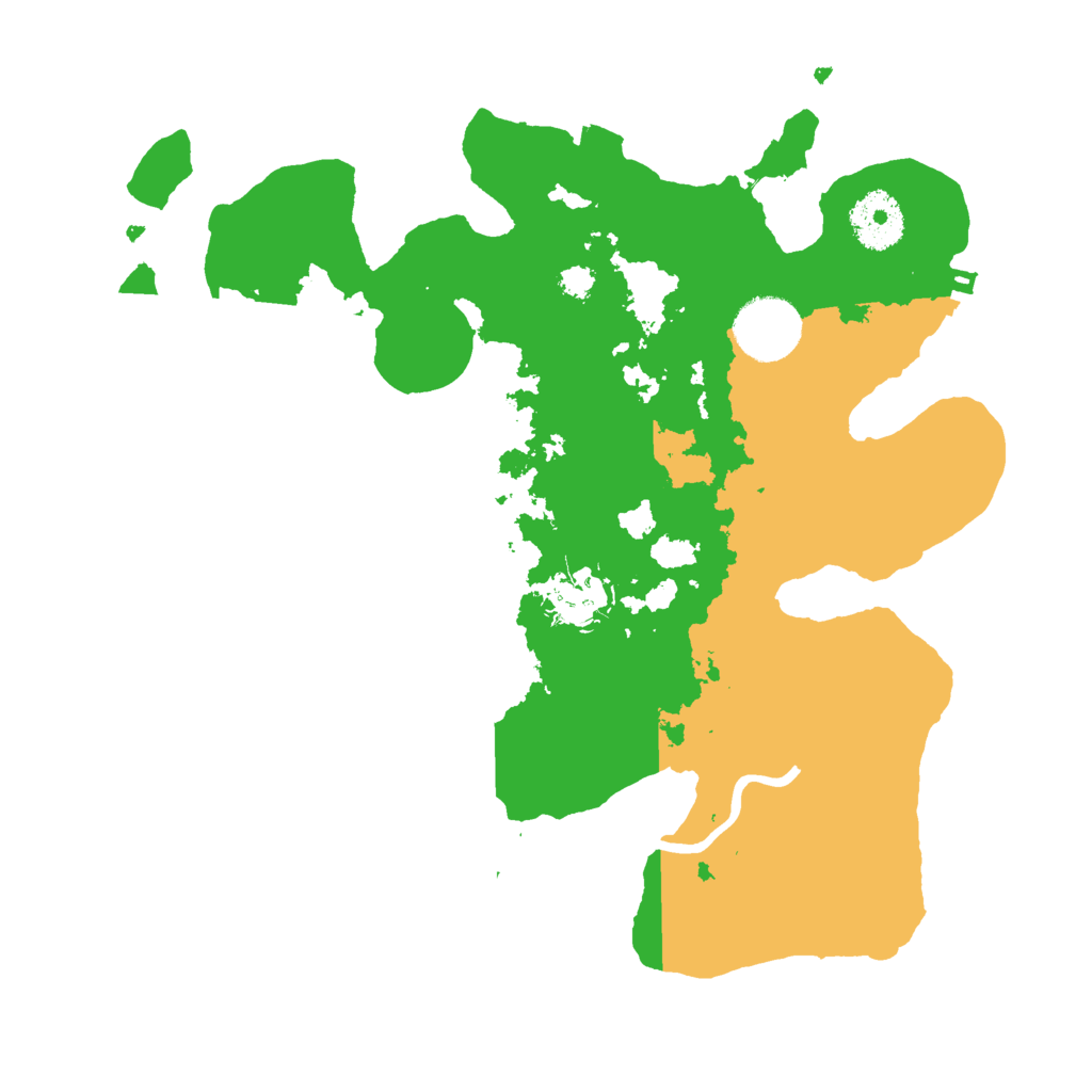 Biome Rust Map: Procedural Map, Size: 3000, Seed: 847747258