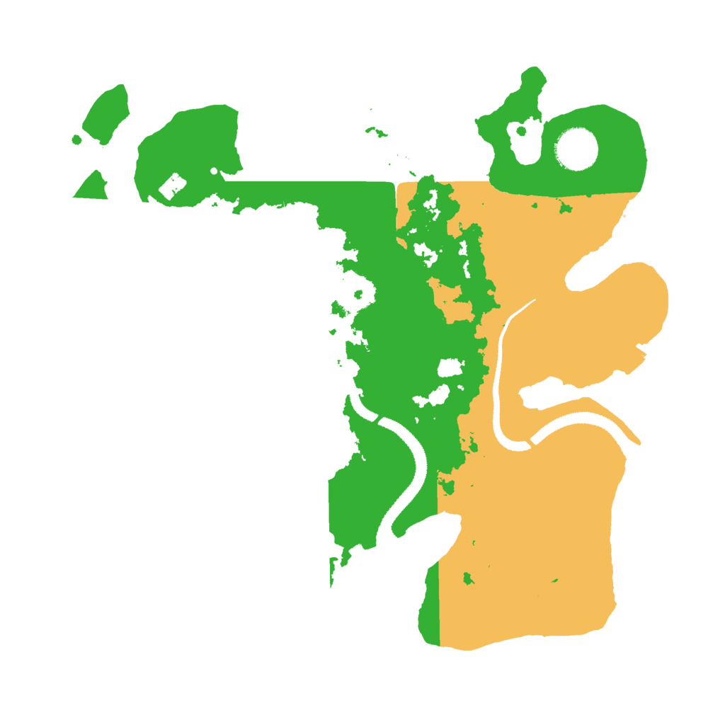 Biome Rust Map: Procedural Map, Size: 3000, Seed: 847747258