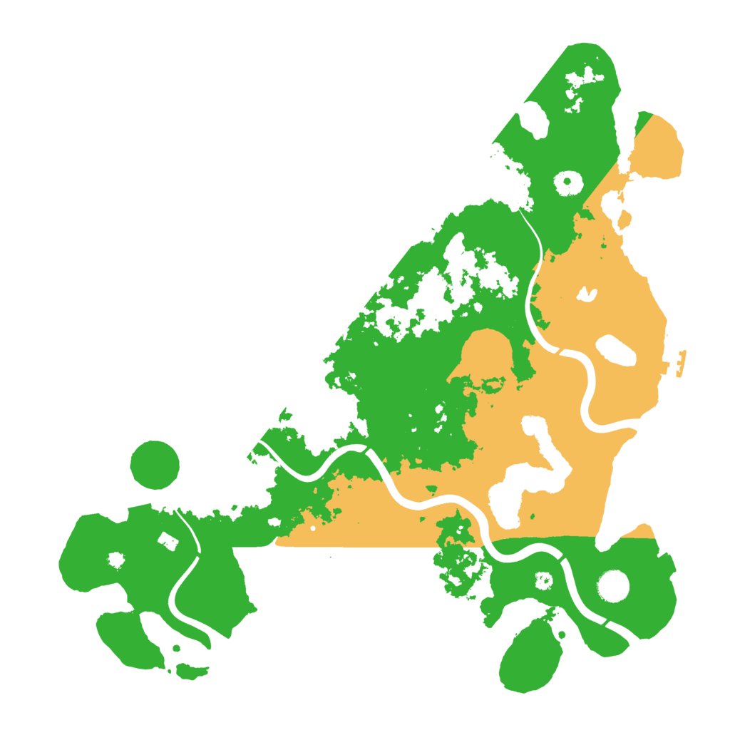 Biome Rust Map: Procedural Map, Size: 4000, Seed: 991623