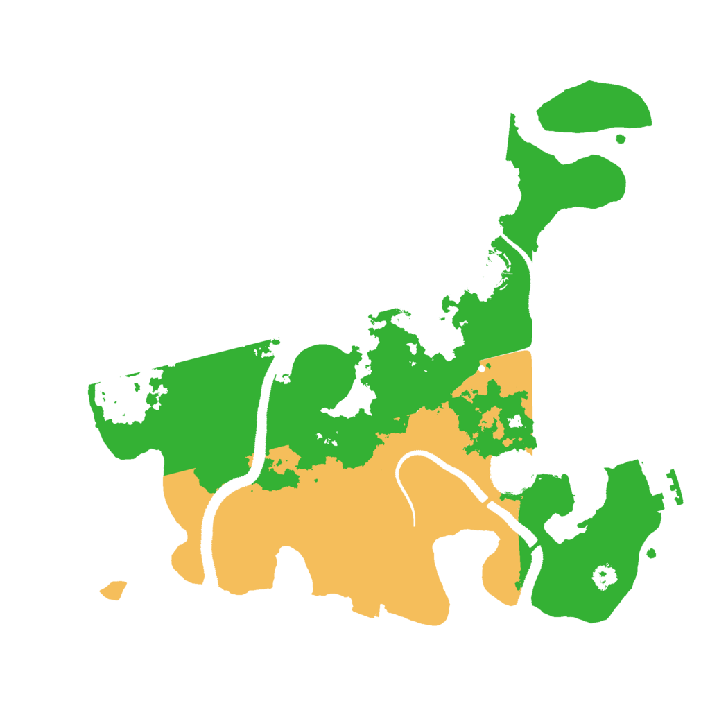 Biome Rust Map: Procedural Map, Size: 3000, Seed: 1948267414