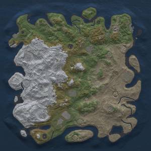 Thumbnail Rust Map: Procedural Map, Size: 4500, Seed: 5478787, 18 Monuments