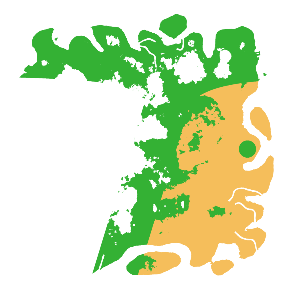 Biome Rust Map: Procedural Map, Size: 4500, Seed: 5478787