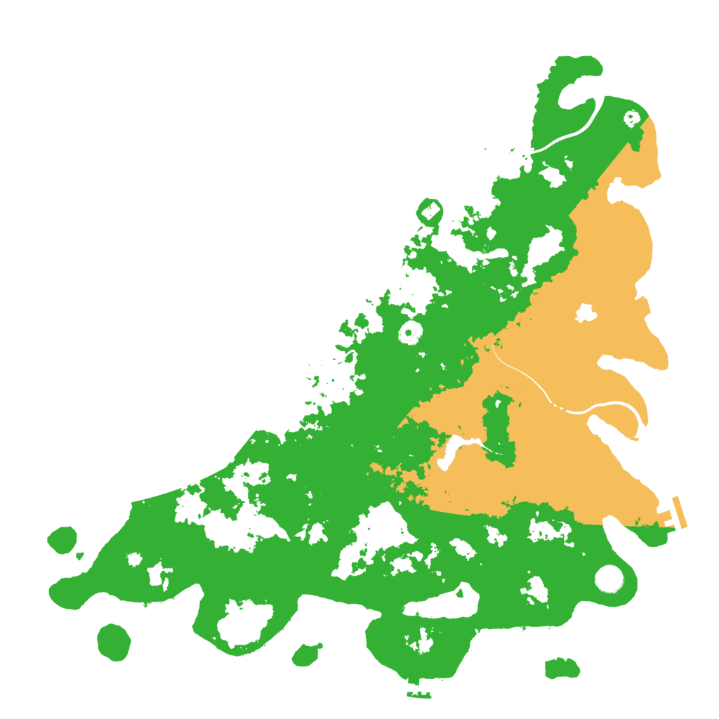 Biome Rust Map: Procedural Map, Size: 4500, Seed: 1822018995
