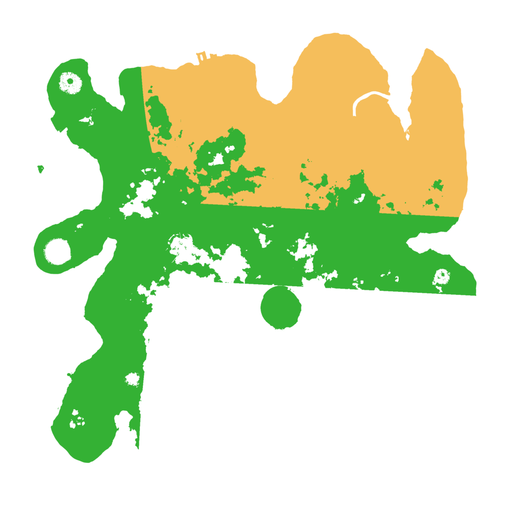 Biome Rust Map: Procedural Map, Size: 3500, Seed: 1406418507