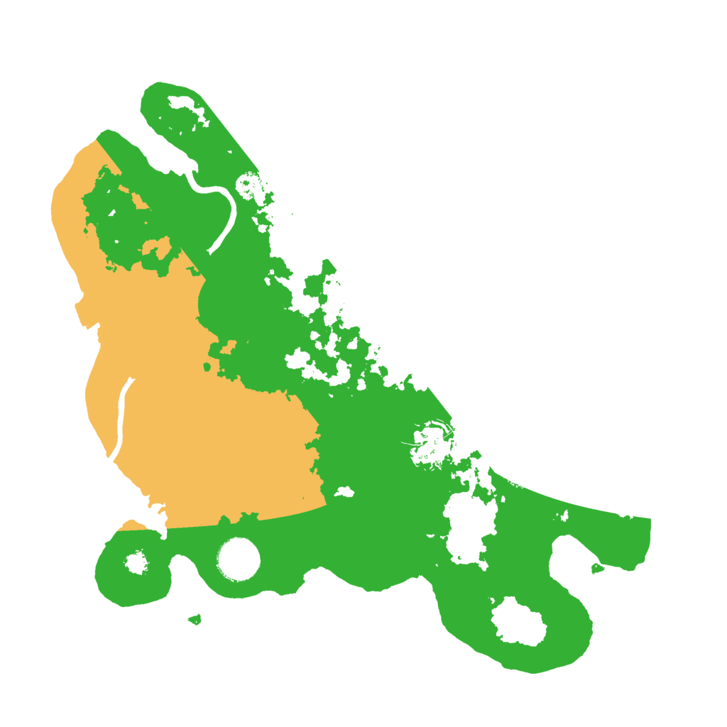 Biome Rust Map: Procedural Map, Size: 3000, Seed: 22818