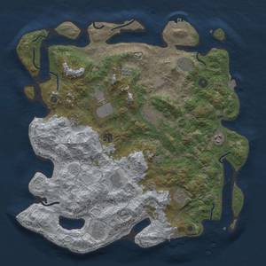 Thumbnail Rust Map: Procedural Map, Size: 4200, Seed: 1428997904, 18 Monuments