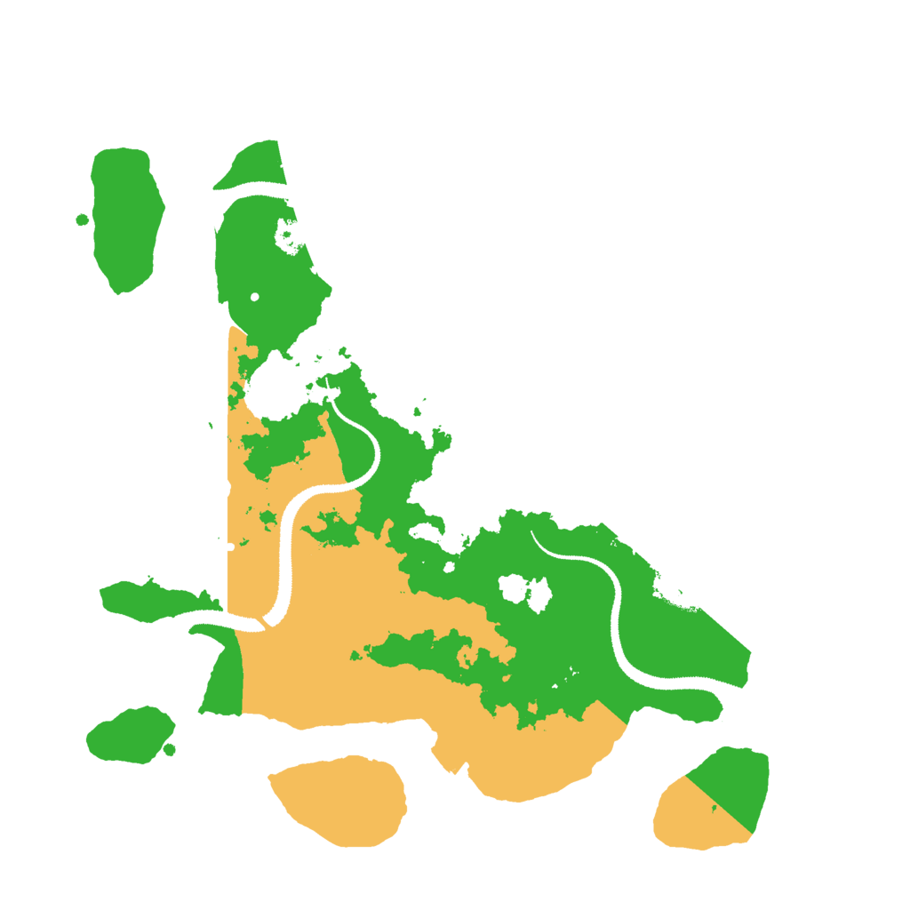 Biome Rust Map: Procedural Map, Size: 3000, Seed: 939169992