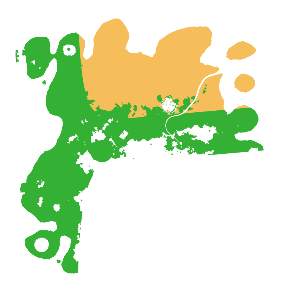 Biome Rust Map: Procedural Map, Size: 3600, Seed: 794644796