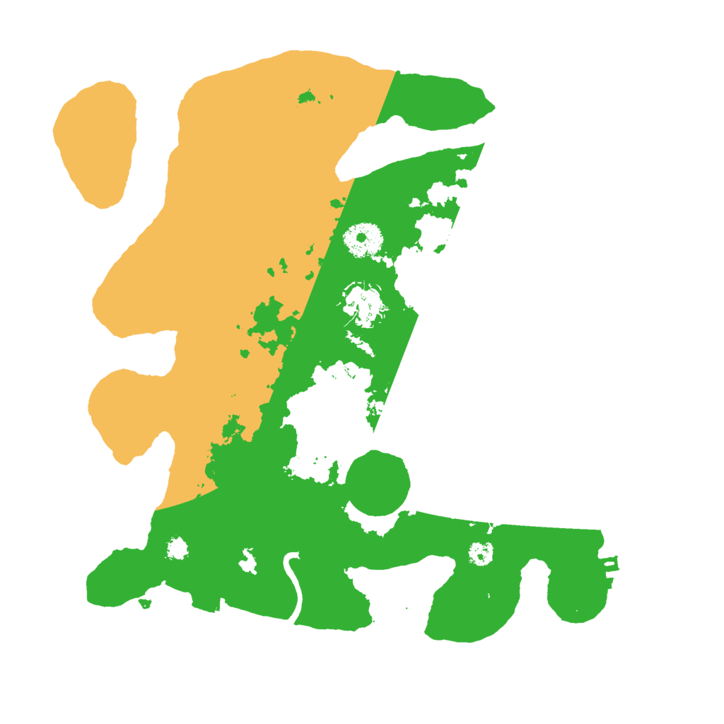 Biome Rust Map: Procedural Map, Size: 3000, Seed: 8364732