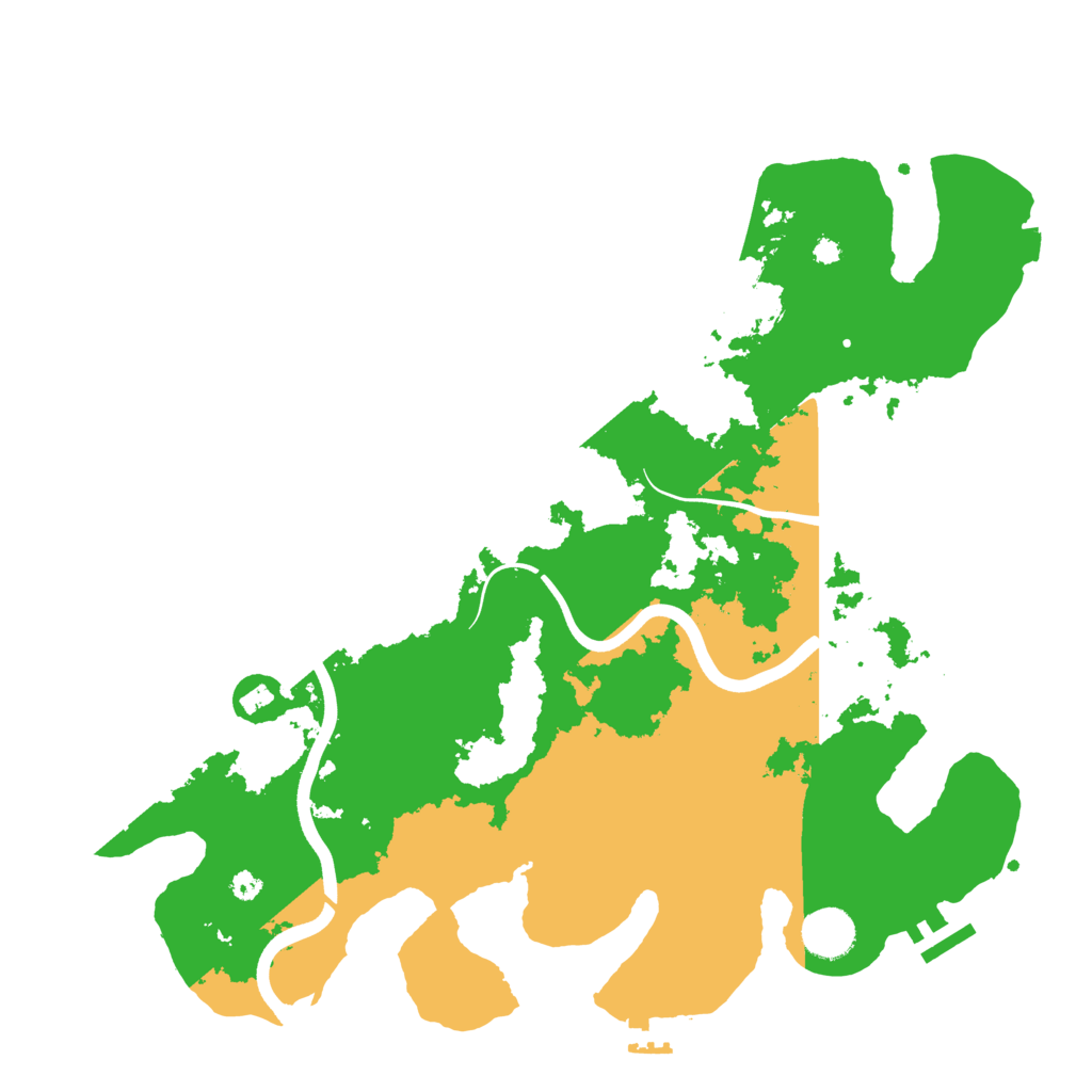 Biome Rust Map: Procedural Map, Size: 3750, Seed: 336468