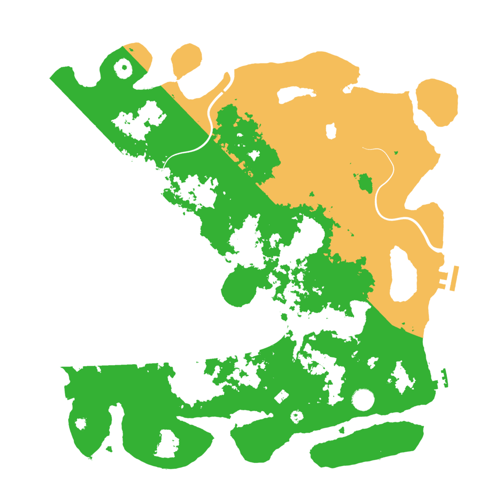 Biome Rust Map: Procedural Map, Size: 4000, Seed: 195211247