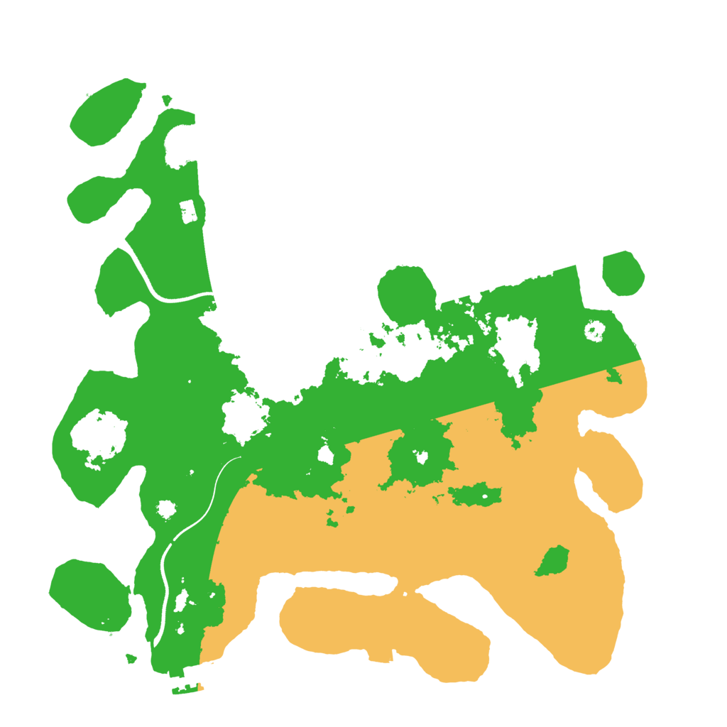 Biome Rust Map: Procedural Map, Size: 3500, Seed: 752391226