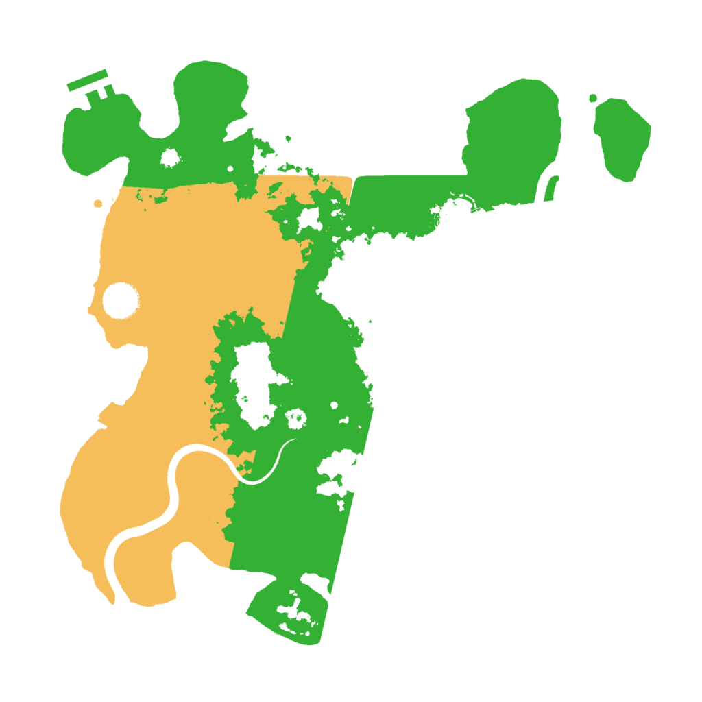 Biome Rust Map: Procedural Map, Size: 3400, Seed: 22204943