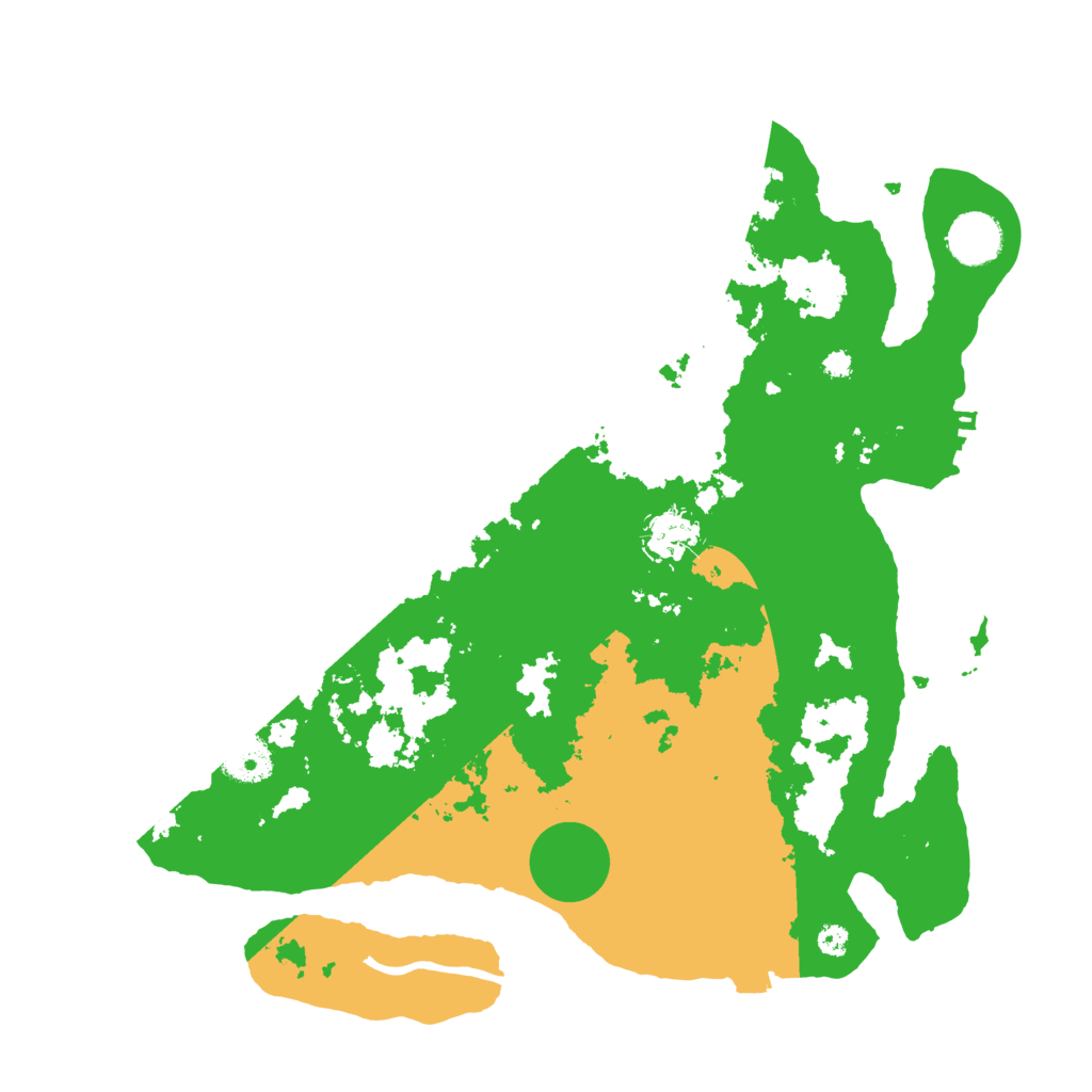 Biome Rust Map: Procedural Map, Size: 3600, Seed: 30025789